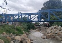 Avanzan obras de puente peatonal entre La Toyita y Desamparados