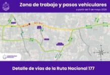 Muni de Escazú inició cierres en ruta que va de Escazú a La Aurora de Alajuelita