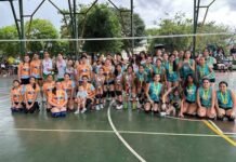 Voleibol femenino reunió a jóvenes atletas en la Copa Antorcha de Libertad en Alajuelita voleibol alajuelita mujeres