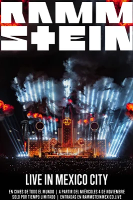 Afiche de Rammstein Live in Mexico City