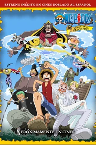 Afiche de One Piece: Aventura en la isla espiral