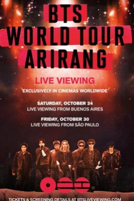 Afiche de BTS World tour in Buenos Aires