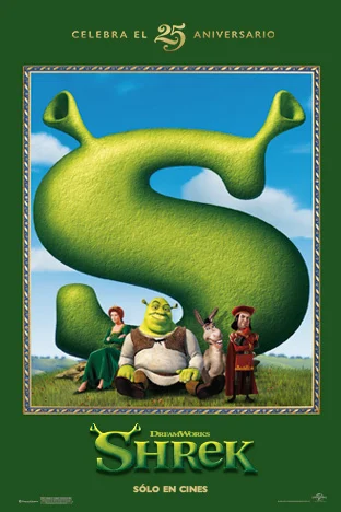 Afiche de Shrek 25 Aniversario